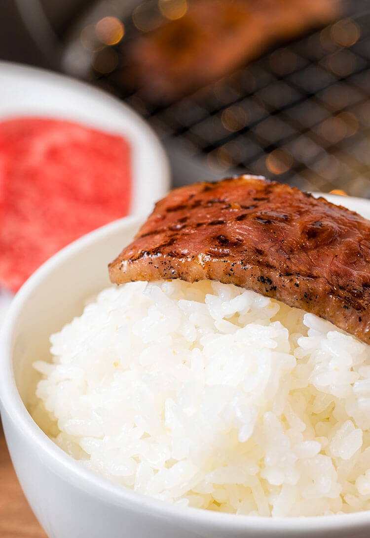 肉と御飯